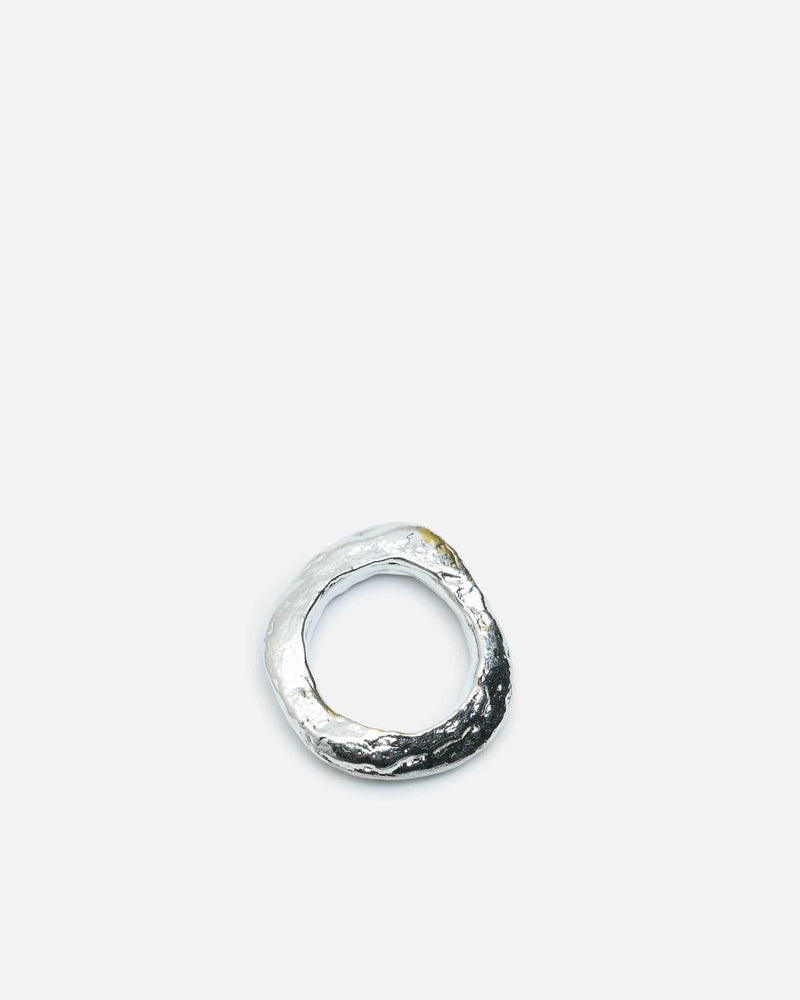 Homme Plissé Issey Miyake Jewelry OS Cavern Ring in Riverside Gray