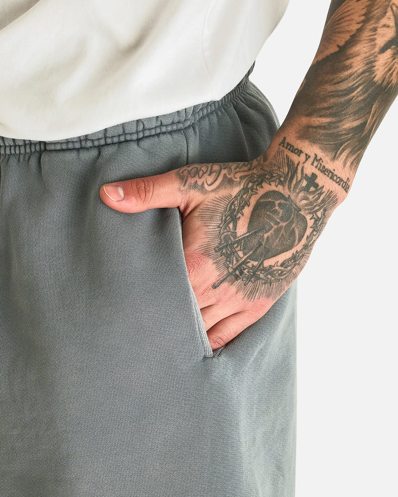 Willy Chavarria Men's Shorts CCC Buffalo Sweatshort in Concrete