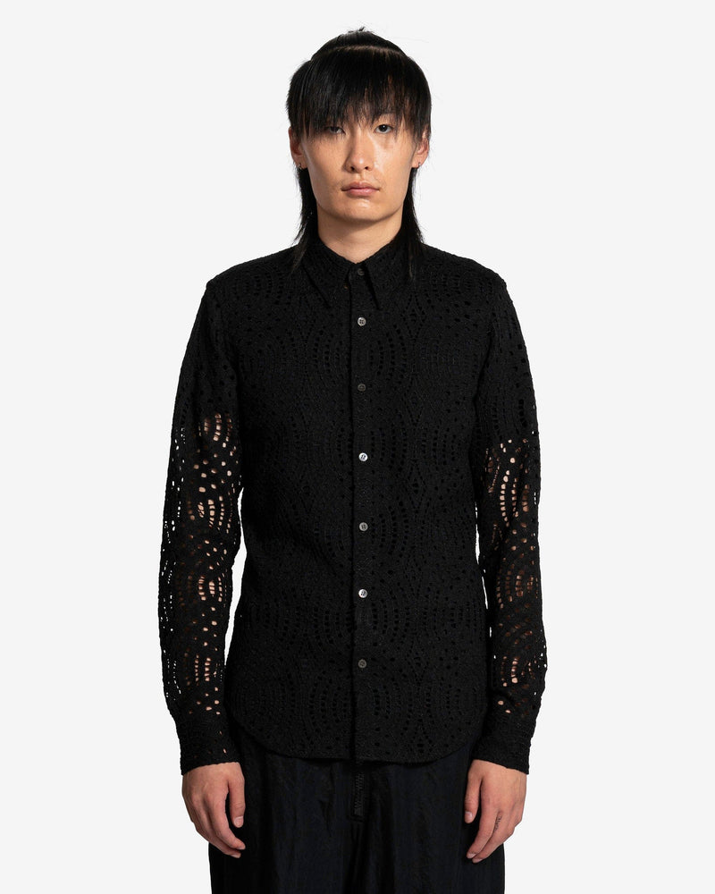 Dries Van Noten Men's Shirts Celdon Shirt in Black