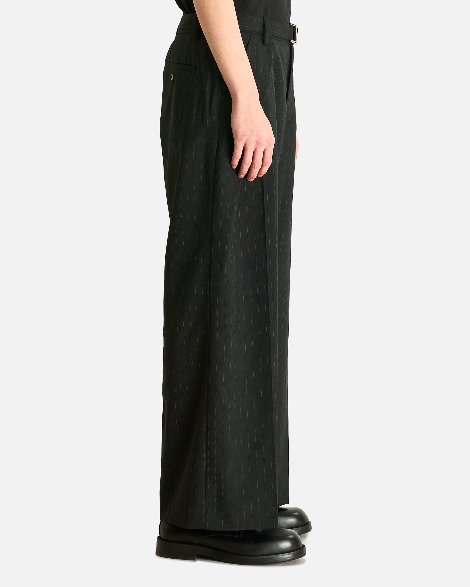 Chalk Stripe Pants in Black – SVRN