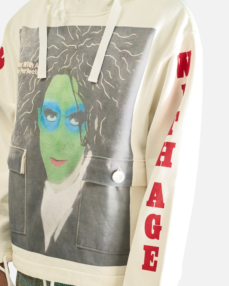 Better With Age Men's Sweatshirts Charlie Gunner Smock in White