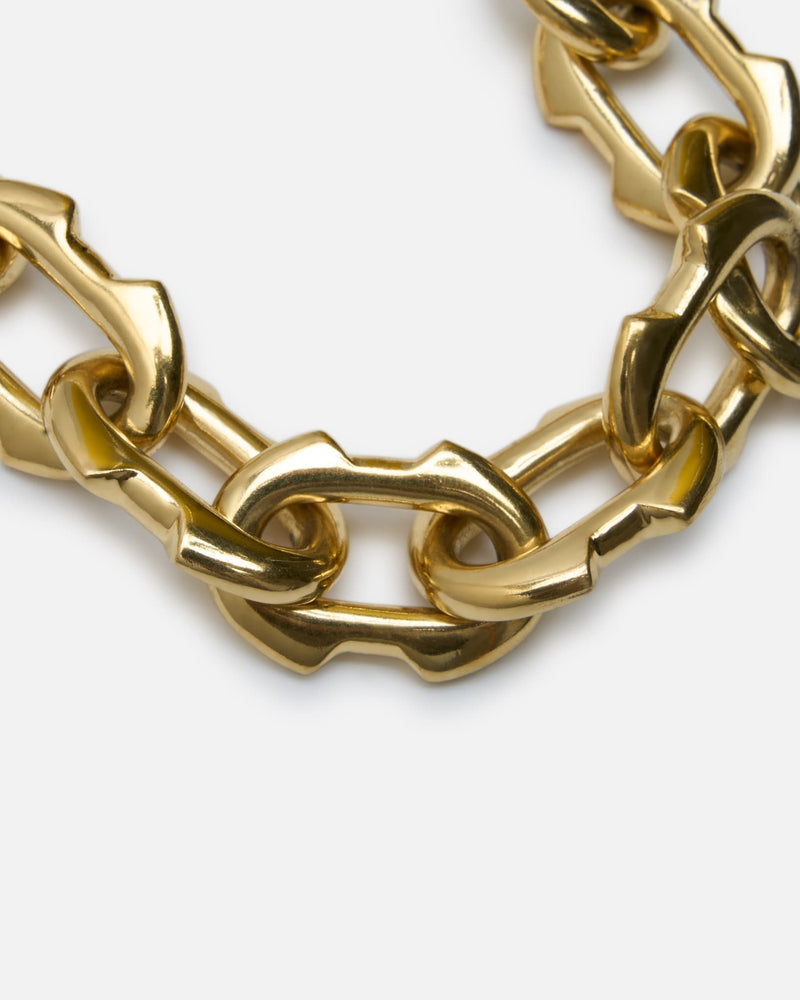 Parts of Four Jewelry 40cm Charm Chain Choker in Small Deco Links / YG