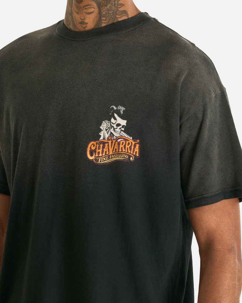 Willy Chavarria Men's T-Shirts Chavarria Pomade Easy Tee in Black