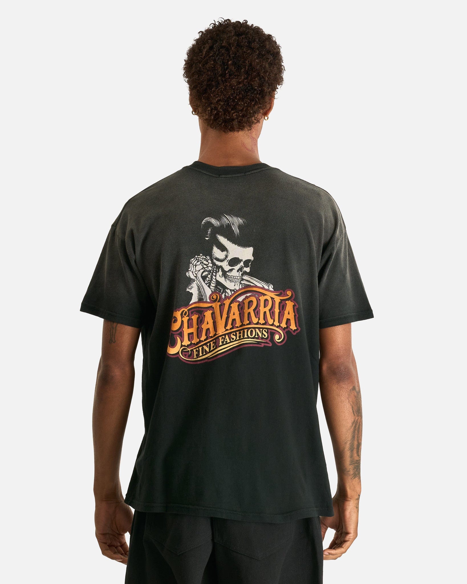 Willy Chavarria Men's T-Shirts Chavarria Pomade Easy Tee in Black