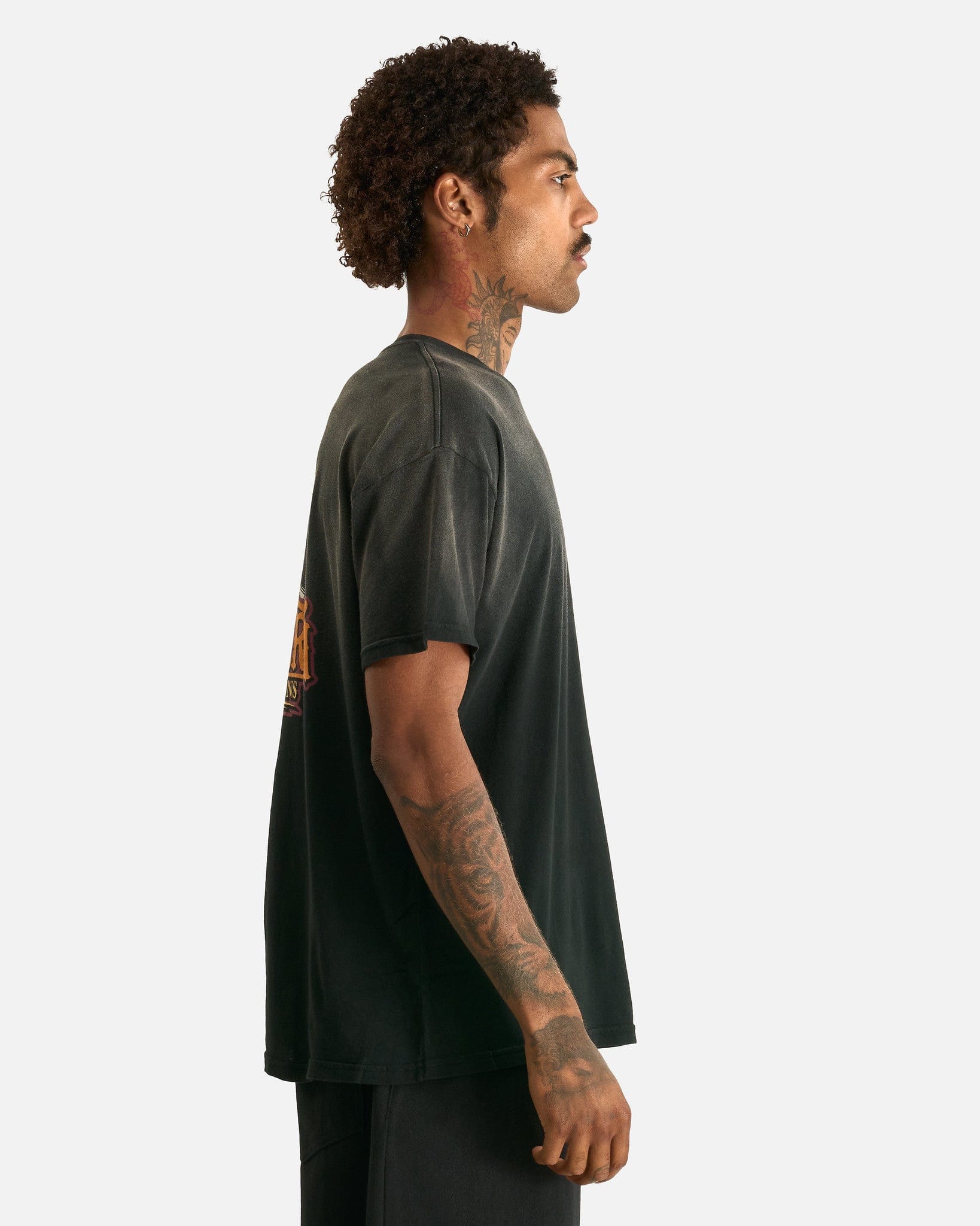 Willy Chavarria Men's T-Shirts Chavarria Pomade Easy Tee in Black