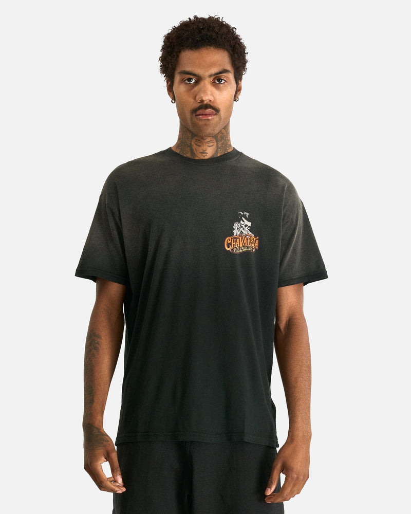 Willy Chavarria Men's T-Shirts Chavarria Pomade Easy Tee in Black