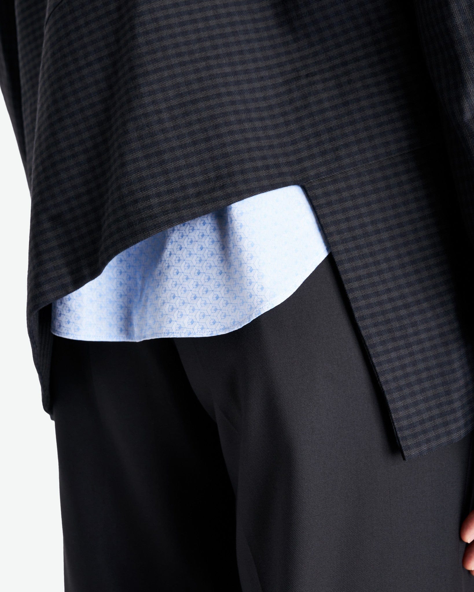 Comme des Garcons Homme Deux Men's Jackets Checkered Panel Jacket in Pine