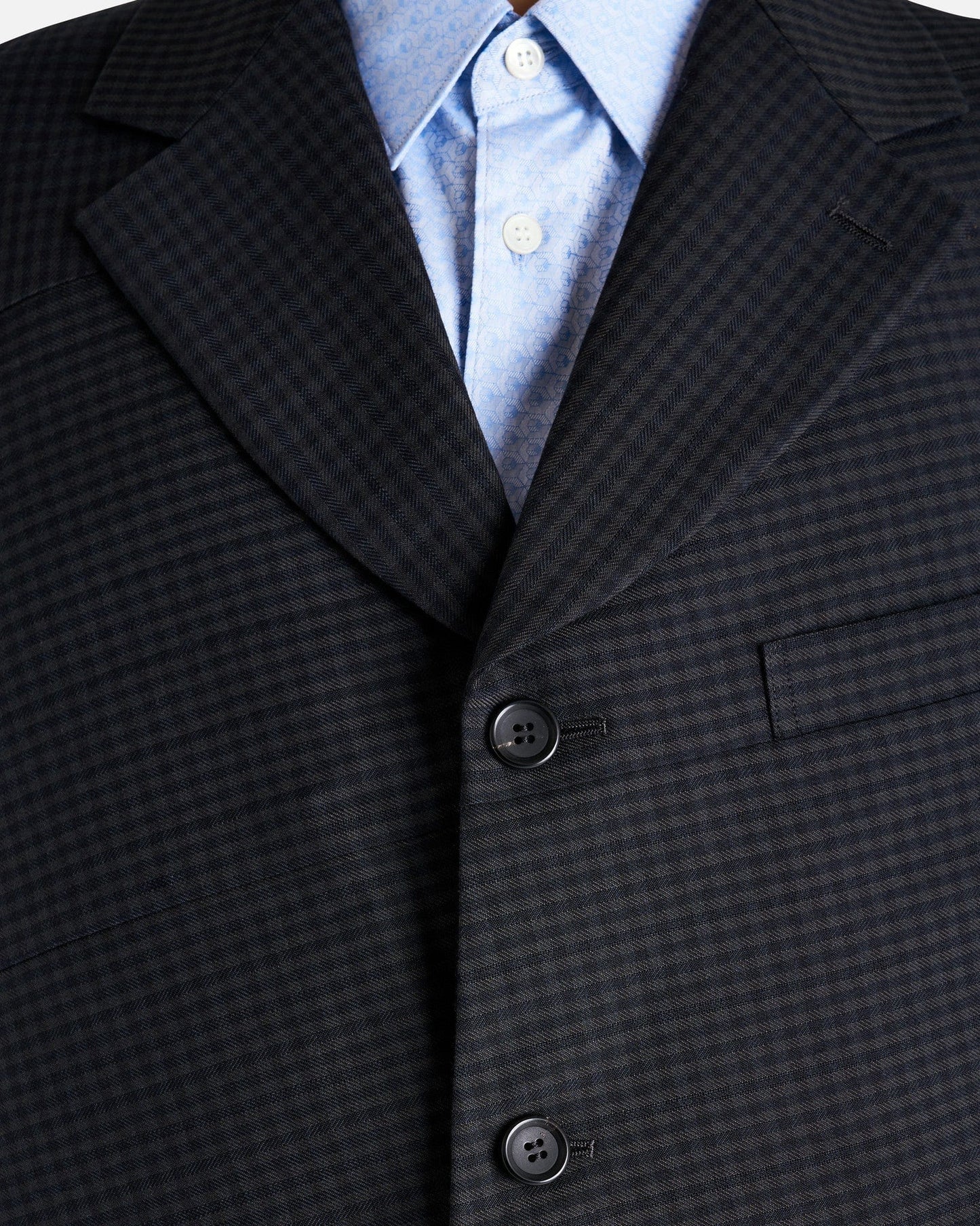 Comme des Garcons Homme Deux Men's Jackets Checkered Panel Jacket in Pine