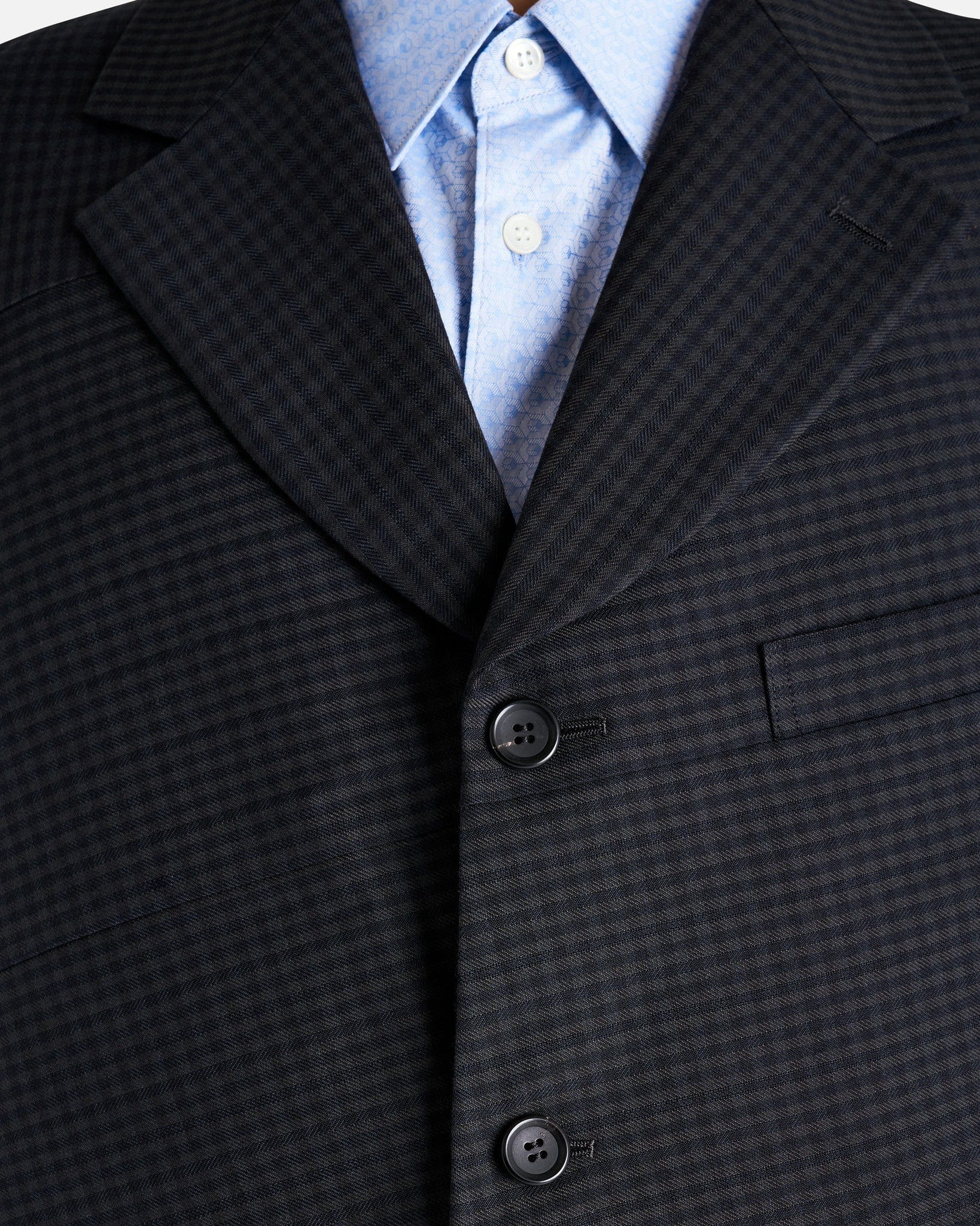 Comme des Garcons Homme Deux Men's Jackets Checkered Panel Jacket in Pine