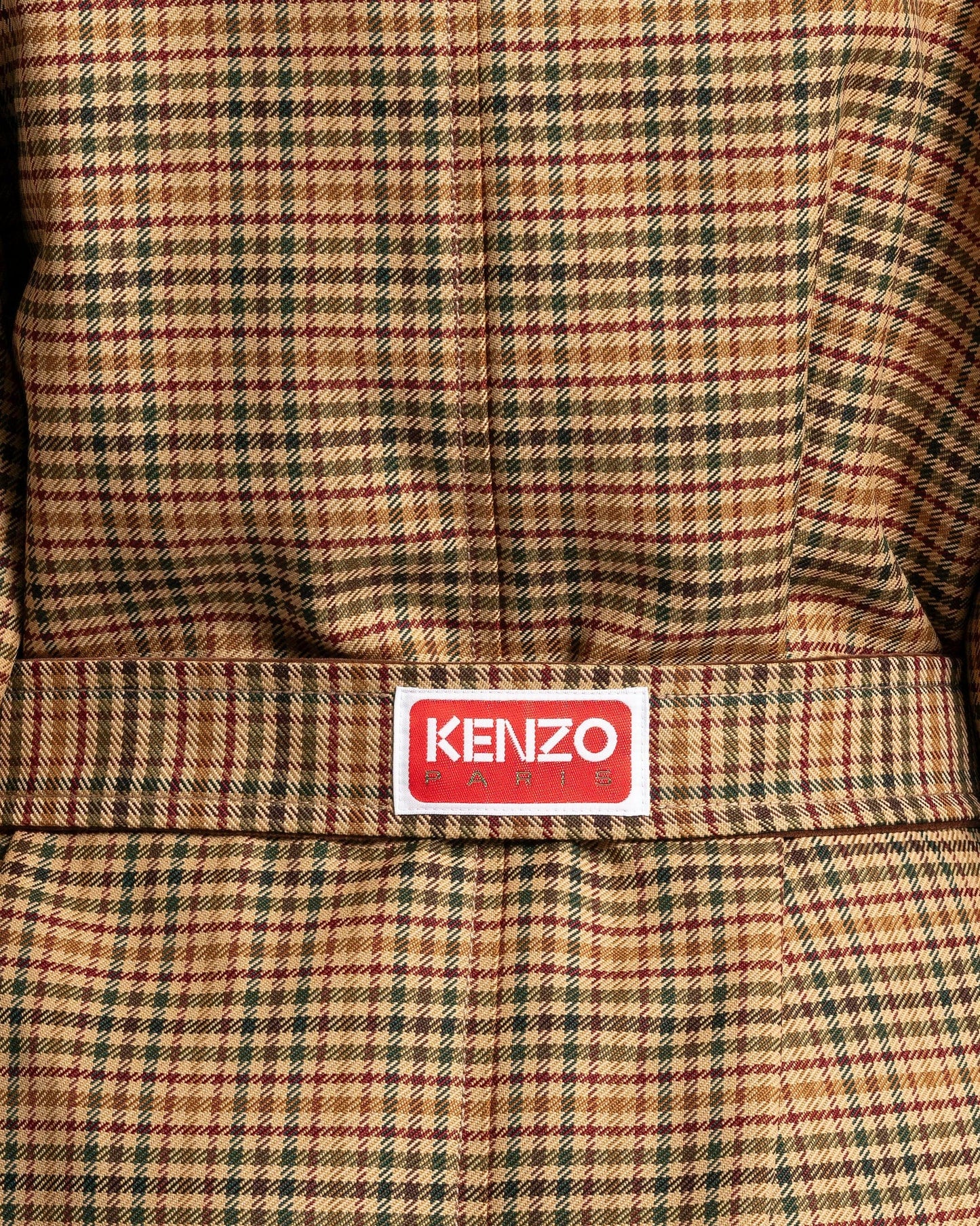 KENZO Women Jackets Checks Carcoat in Prince of Wales Check