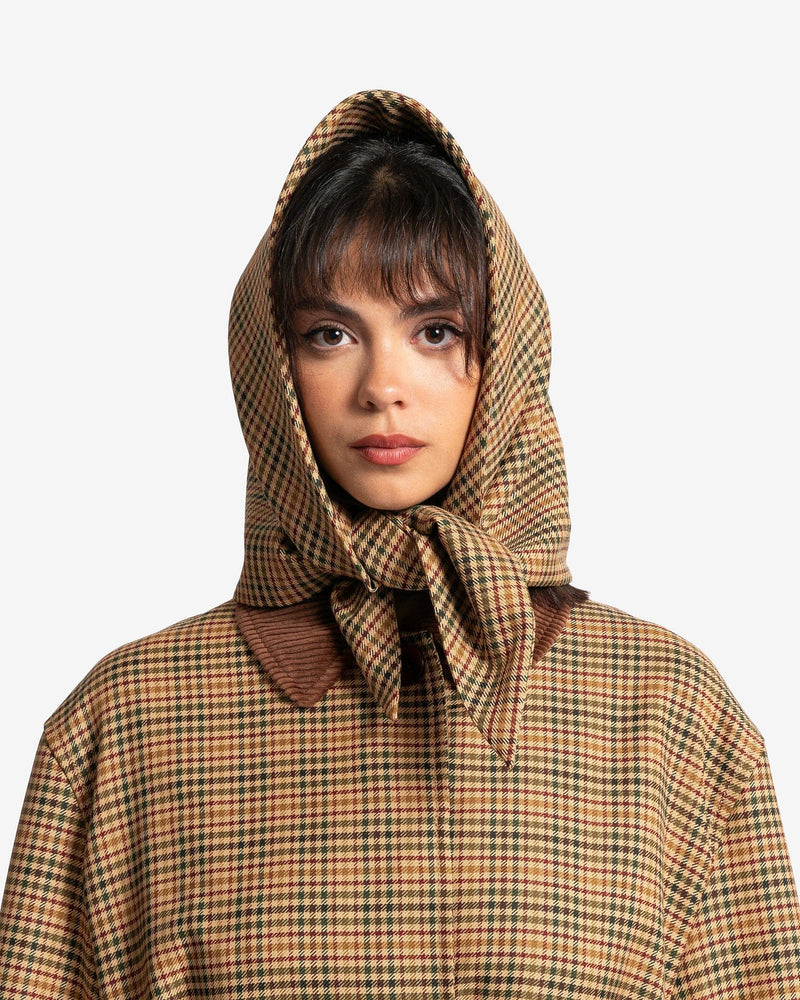 KENZO Women Jackets Checks Carcoat in Prince of Wales Check