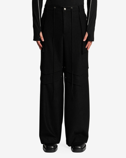 CMMAWEAR Men's Pants Chevalier Knee Trousers in Black