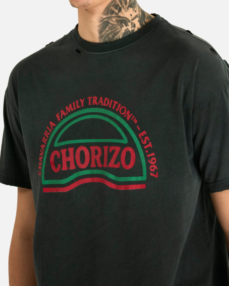 Willy Chavarria Men's T-shirts Chorizo Easy Tee in Black