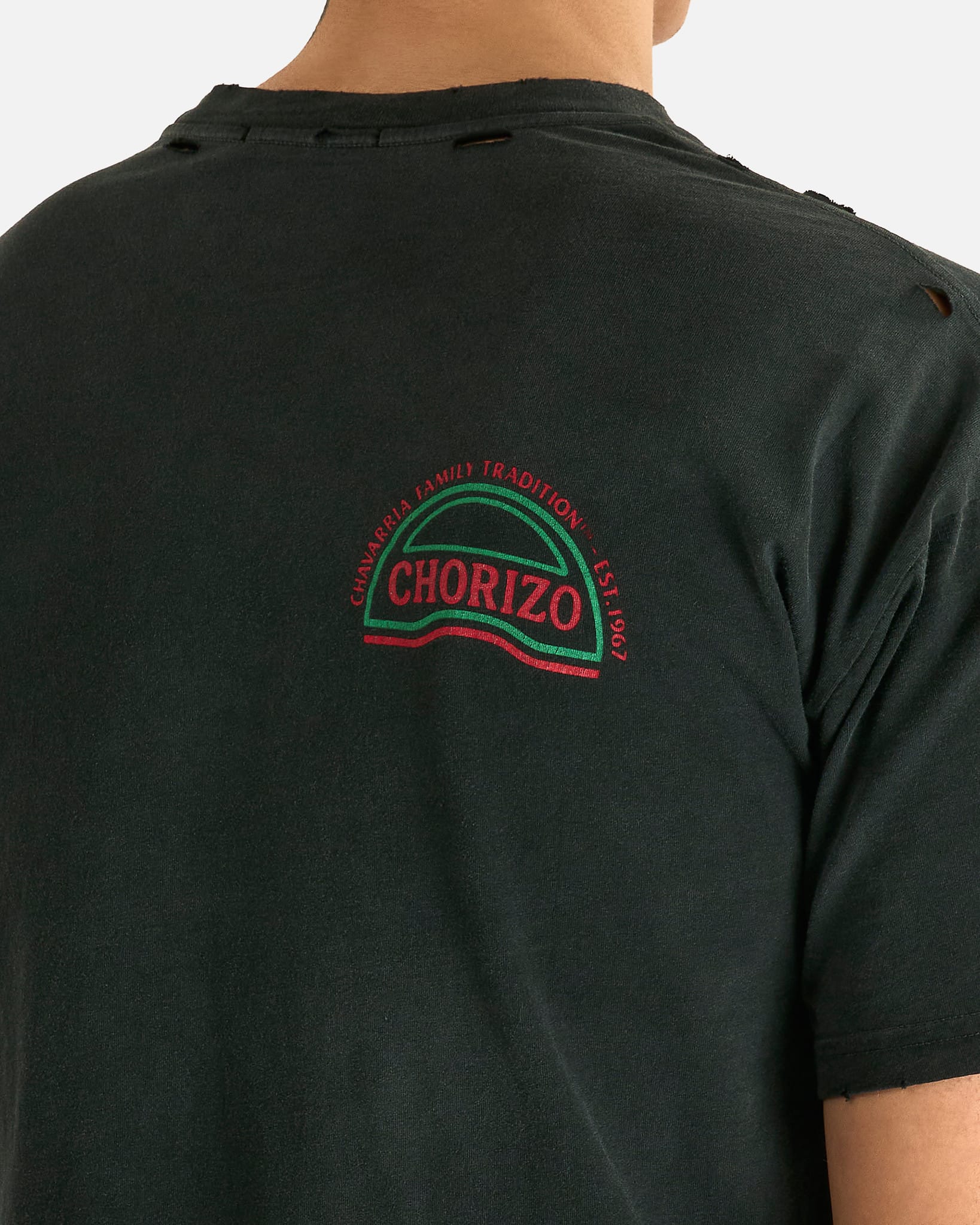 Willy Chavarria Men's T-shirts Chorizo Easy Tee in Black