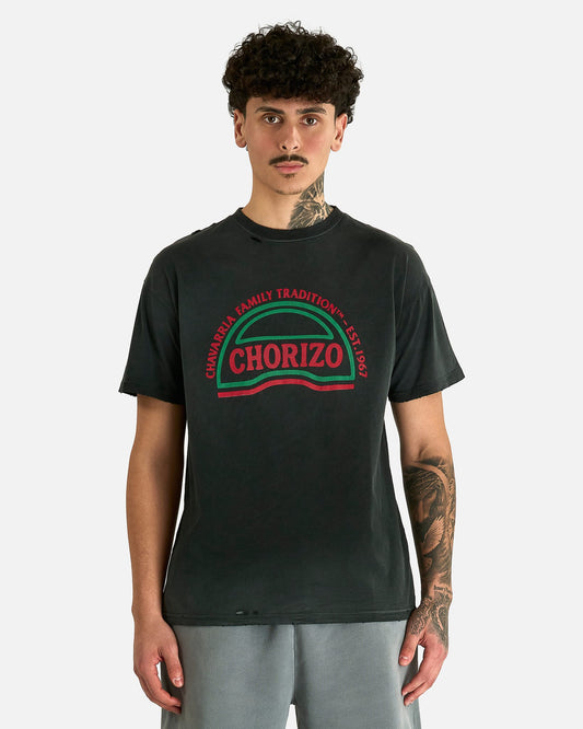 Willy Chavarria Men's T-shirts Chorizo Easy Tee in Black