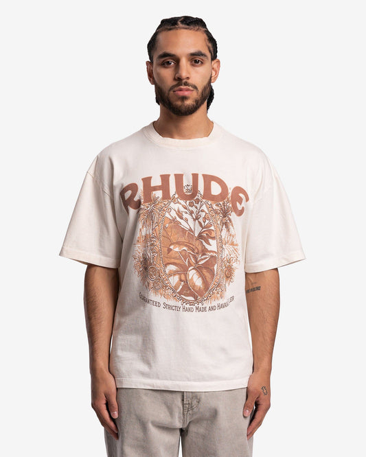 Rhude Men's T-Shirts Cigaro T-Shirt in Vintage White