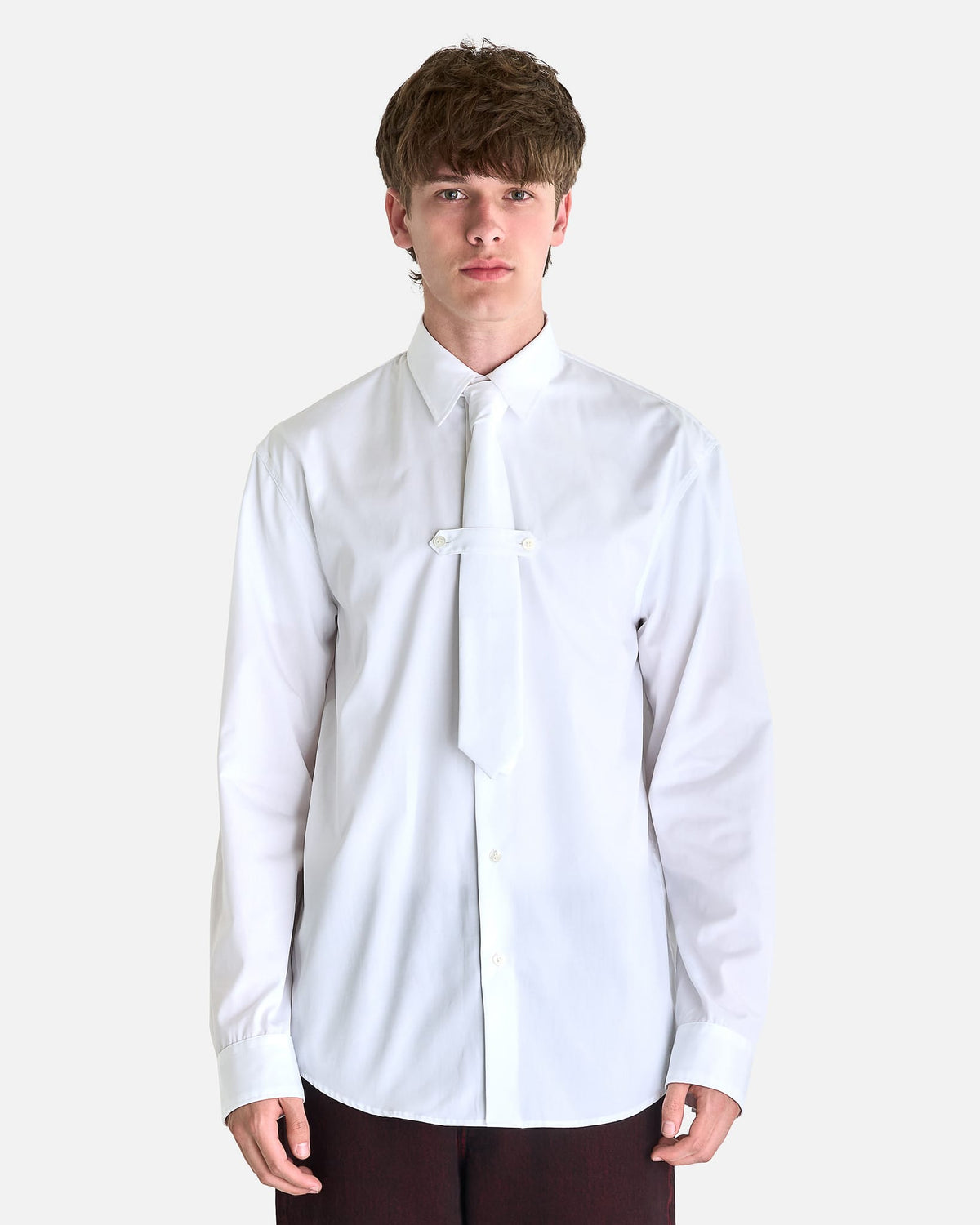 Dries Van Noten Men's Shirts Cilian Shirt in White
