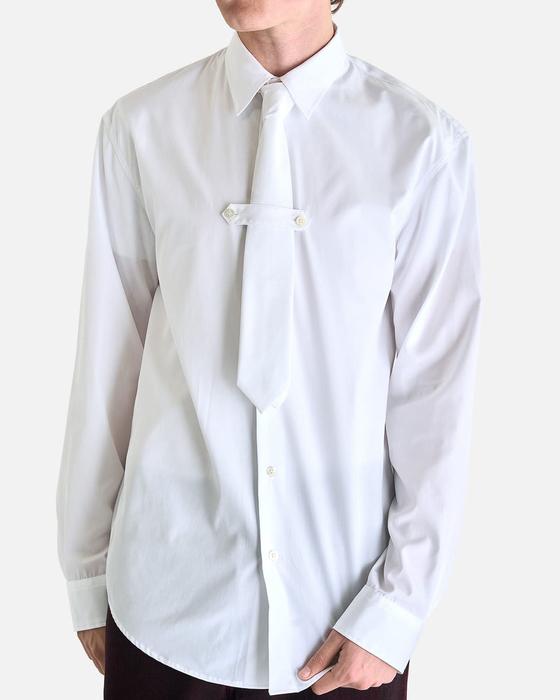 Dries Van Noten Men's Shirts Cilian Shirt in White
