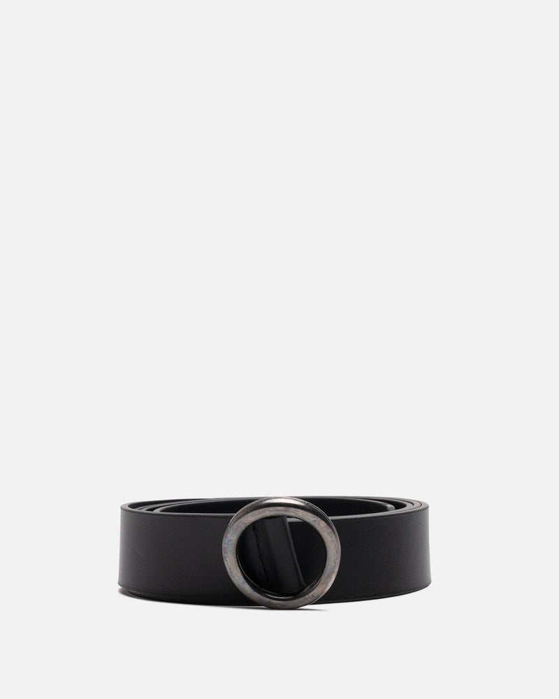 Séfr Leather Goods Circle Belt in Black
