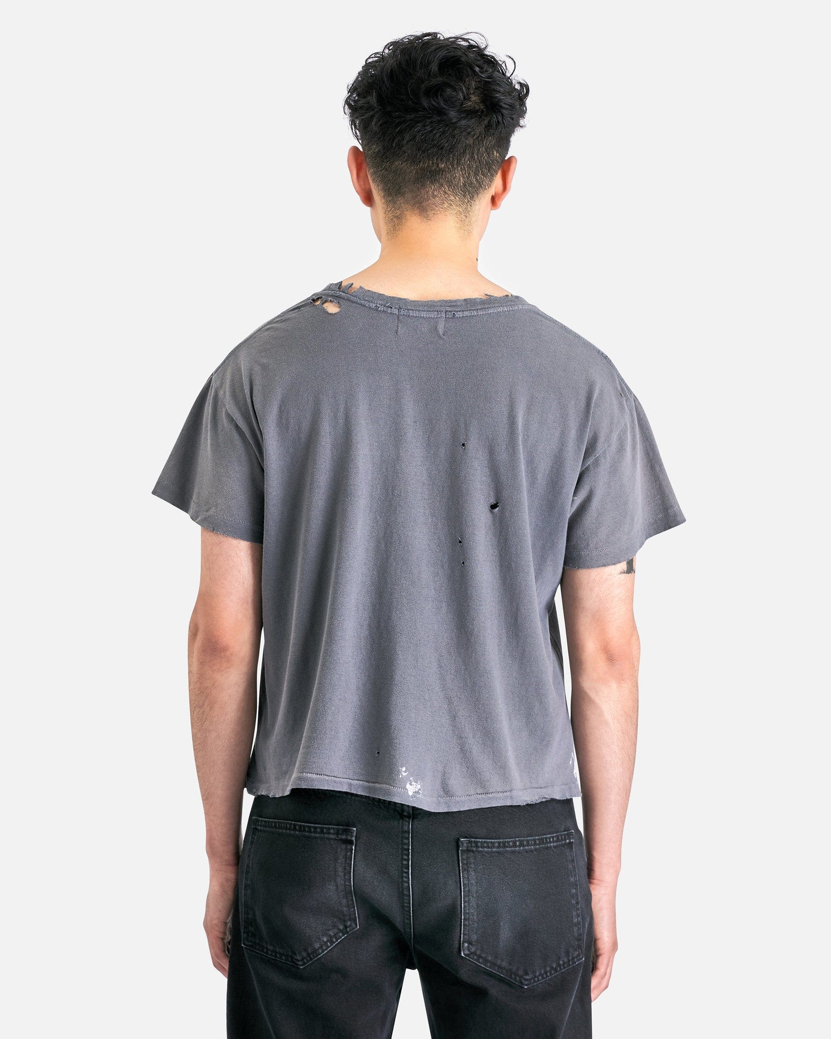 Classic Logo T-Shirt in Paint Grey – SVRN