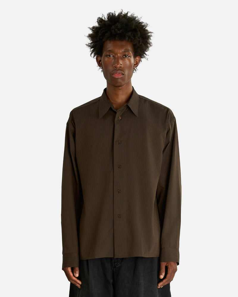 Studio Nicholson Men's Shirts Classic Shirt in Malt