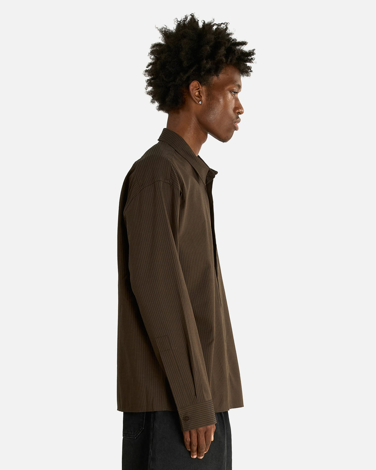 Studio Nicholson Men's Shirts Classic Shirt in Malt