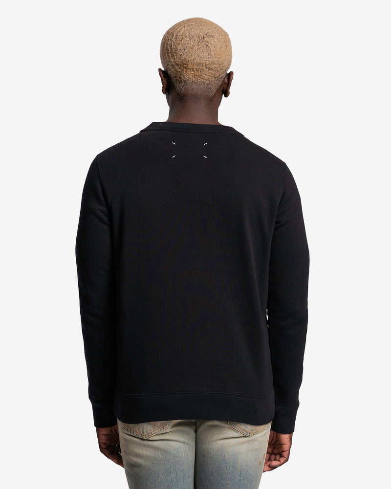 Maison Margiela Men's Sweatshirts Classic Sweatshirt in Black