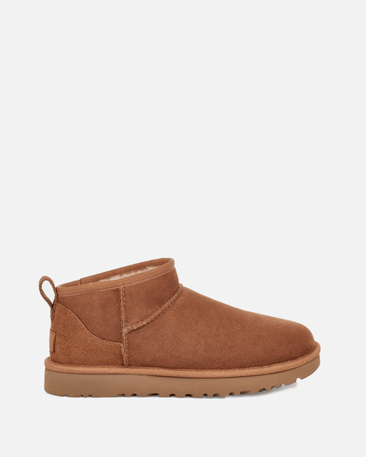 UGG Women's Boots Classic Ultra Mini in Chestnut