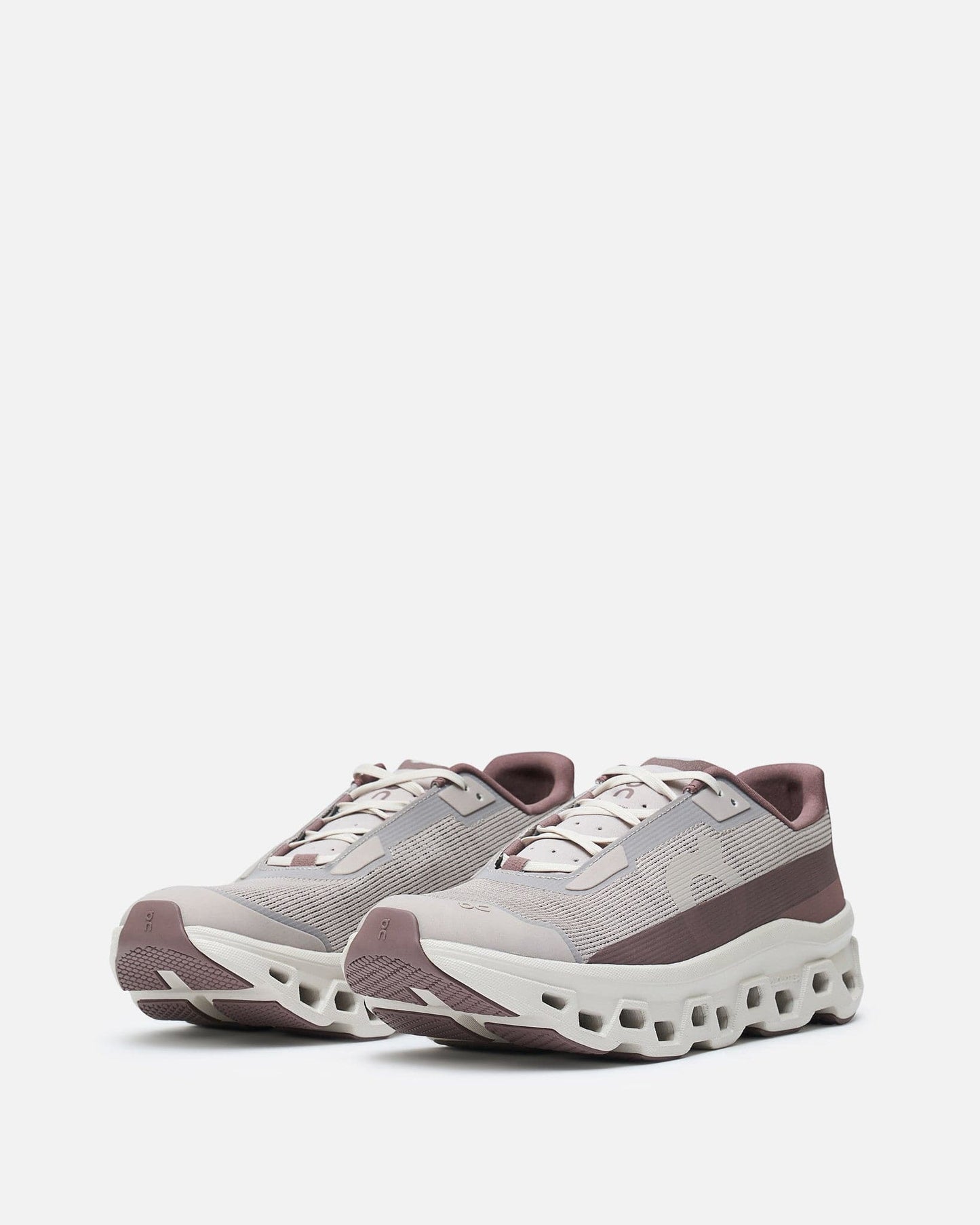 On Men's Sneakers Cloudmonster Void in Fog/Pearl
