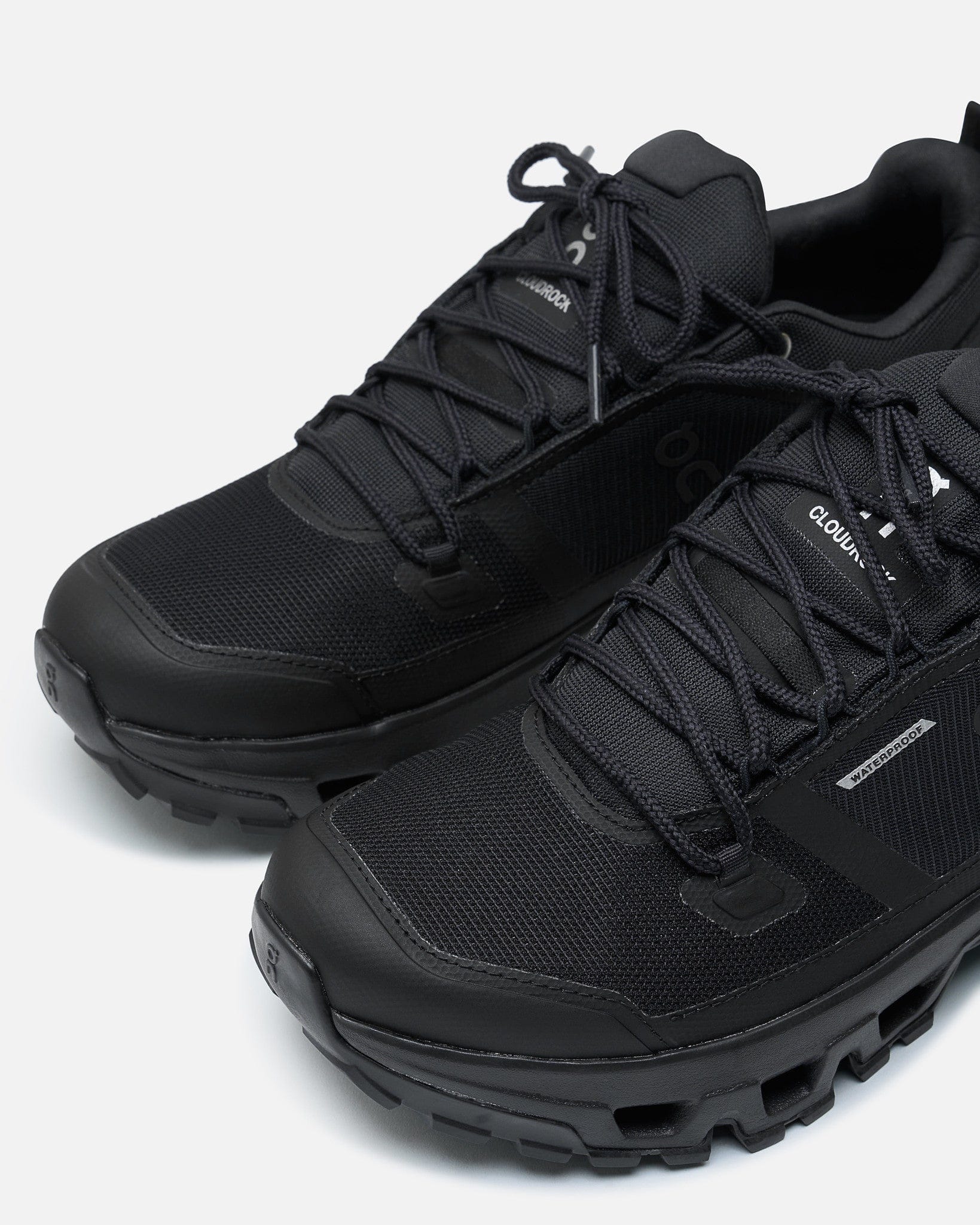 On Men's Sneakers Cloudrock Low WP in Black