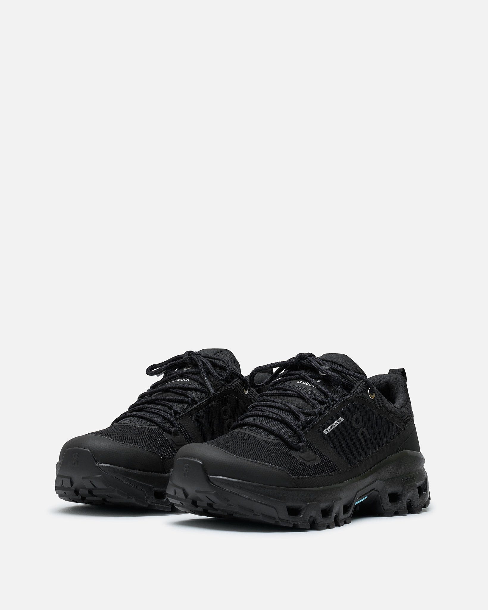 On Men's Sneakers Cloudrock Low WP in Black