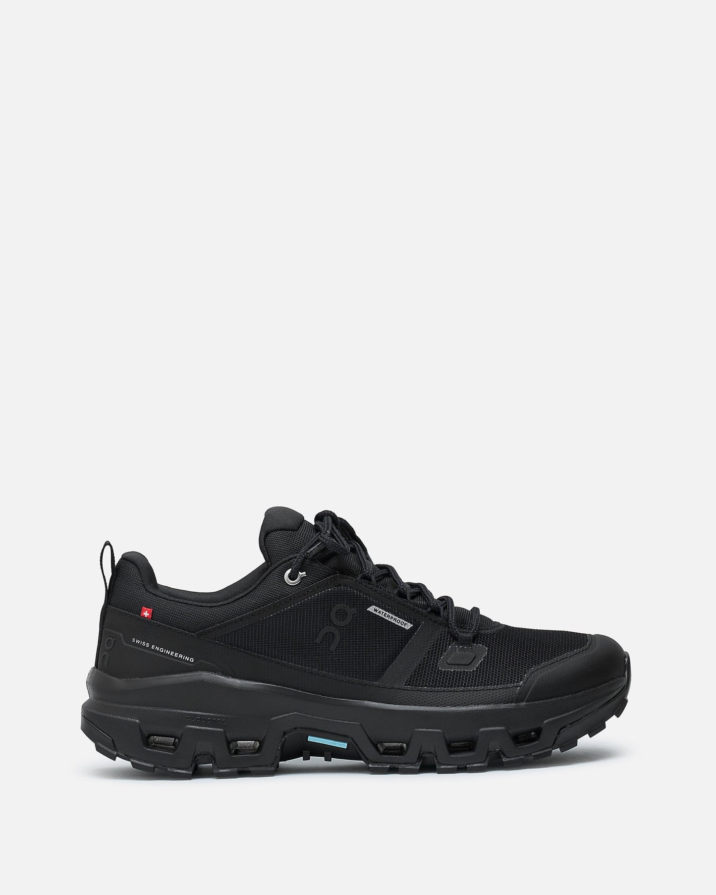 On Men's Sneakers Cloudrock Low WP in Black
