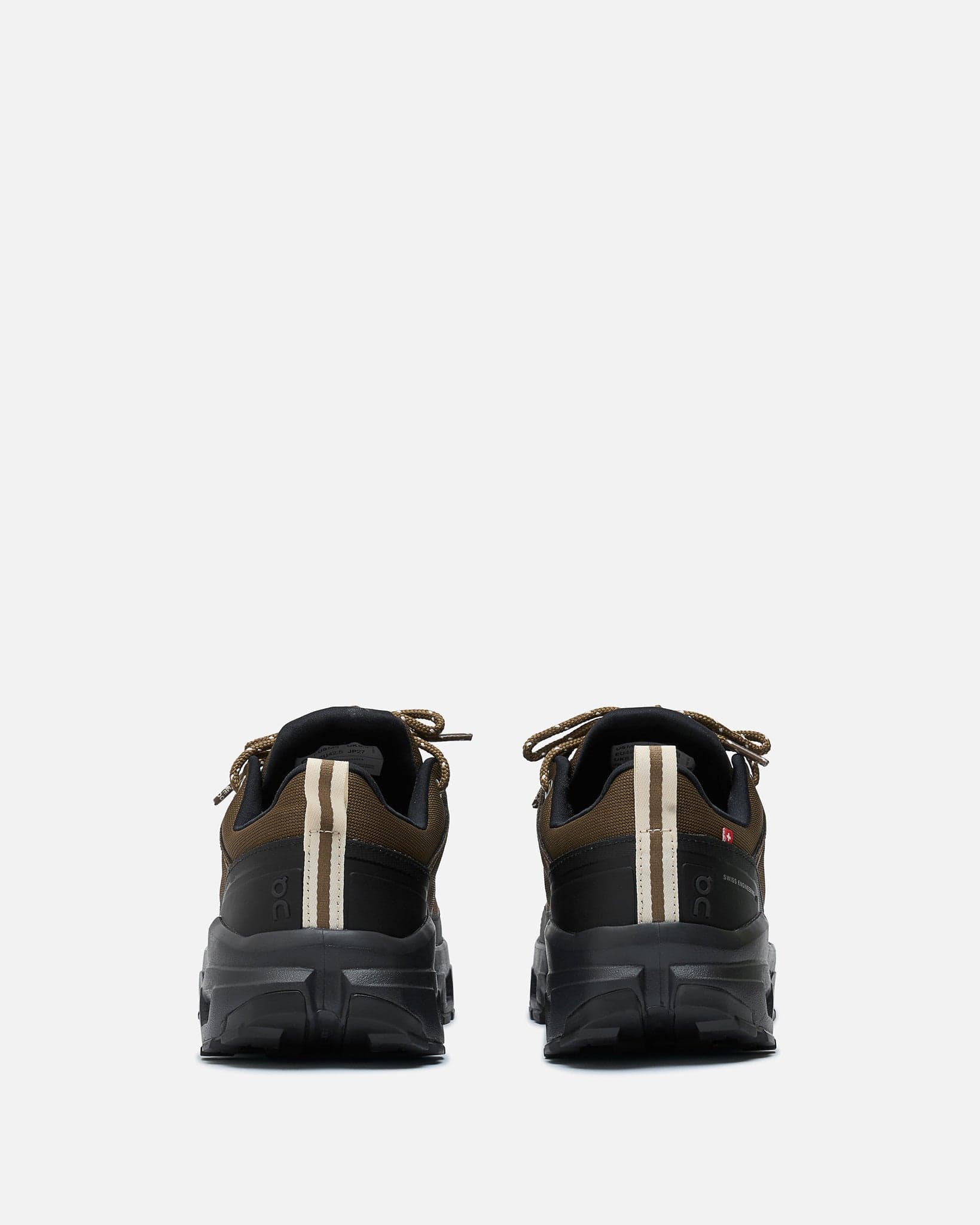 On Men's Sneakers Cloudrock Low WP in Earth/Black