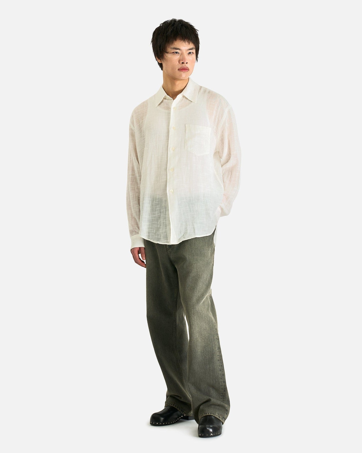 Our Legacy Men's Shirts Coco Shirt in Off White