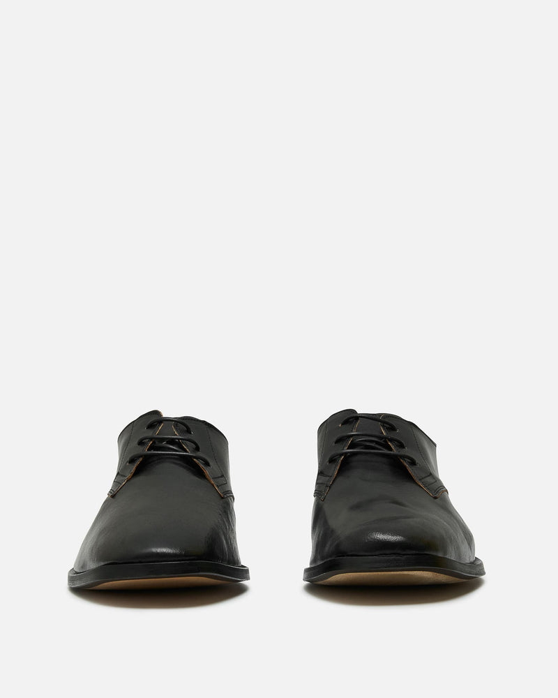 Our Legacy Men's Shoes Collapsing Consultant in Black Leather