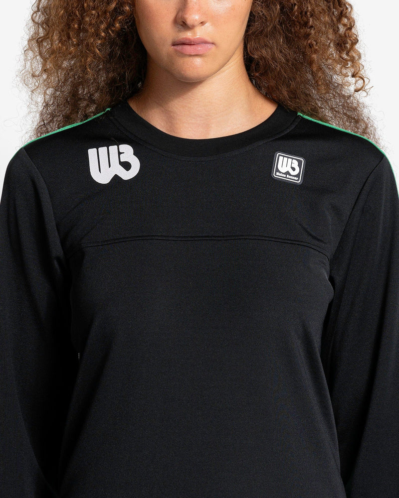 Commune Long Sleeve T-Shirt in Black/Green