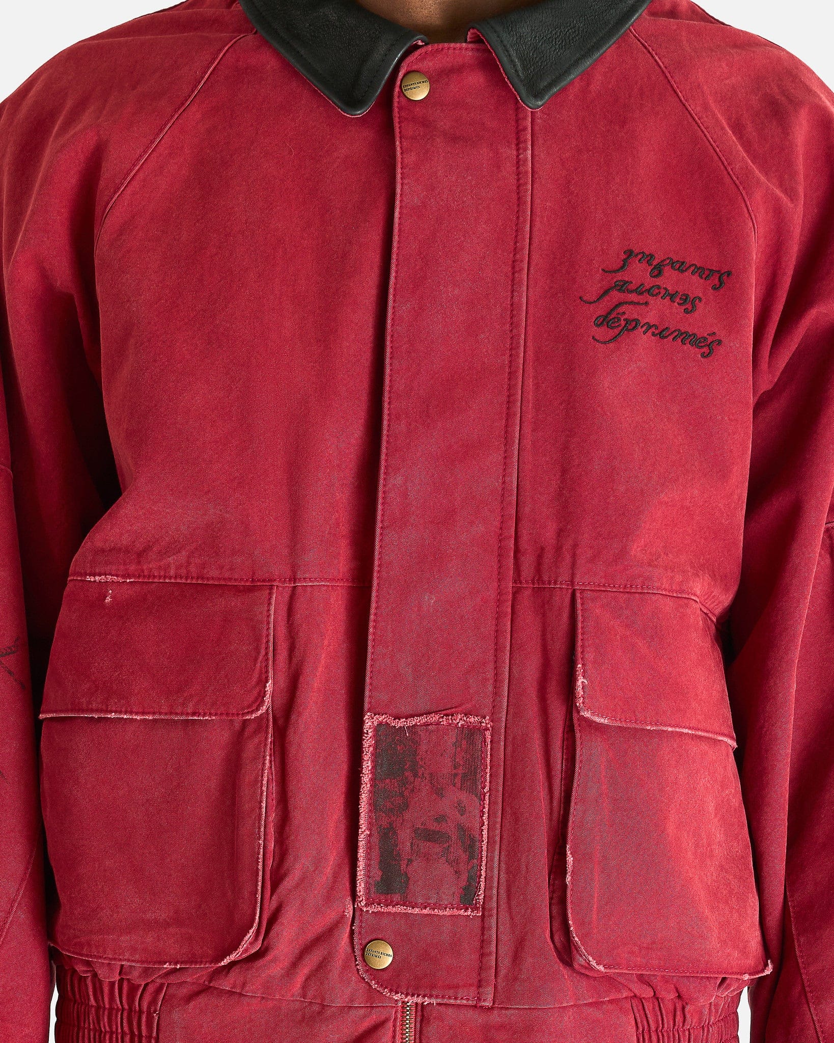 Enfants Riches Deprimes Men's Jackets Constructivist Hunting Jacket in Faded Red