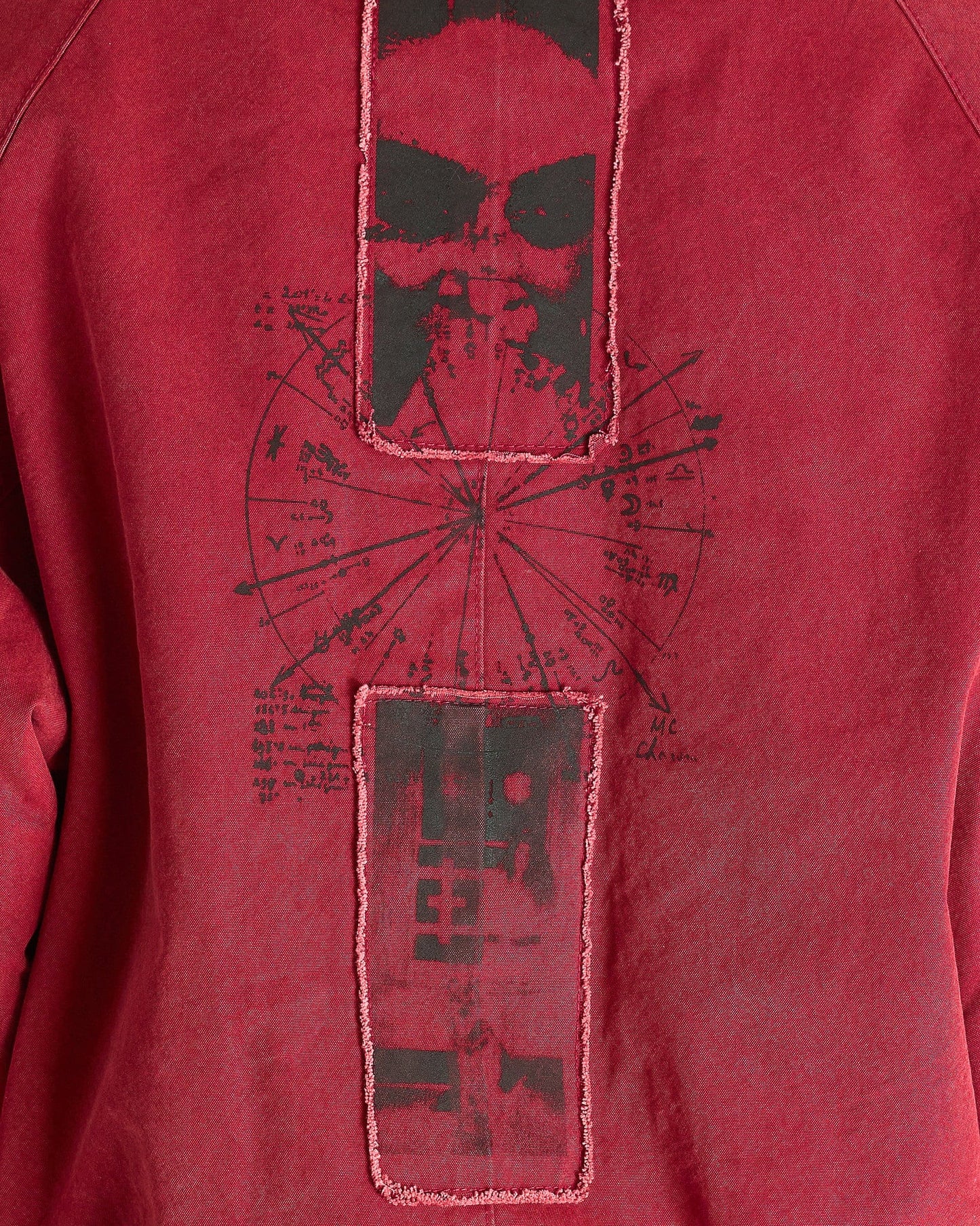 Enfants Riches Deprimes Men's Jackets Constructivist Hunting Jacket in Faded Red