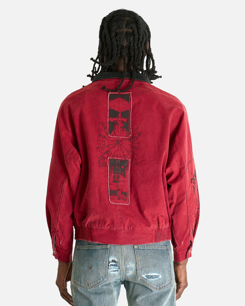 Enfants Riches Deprimes Men's Jackets Constructivist Hunting Jacket in Faded Red