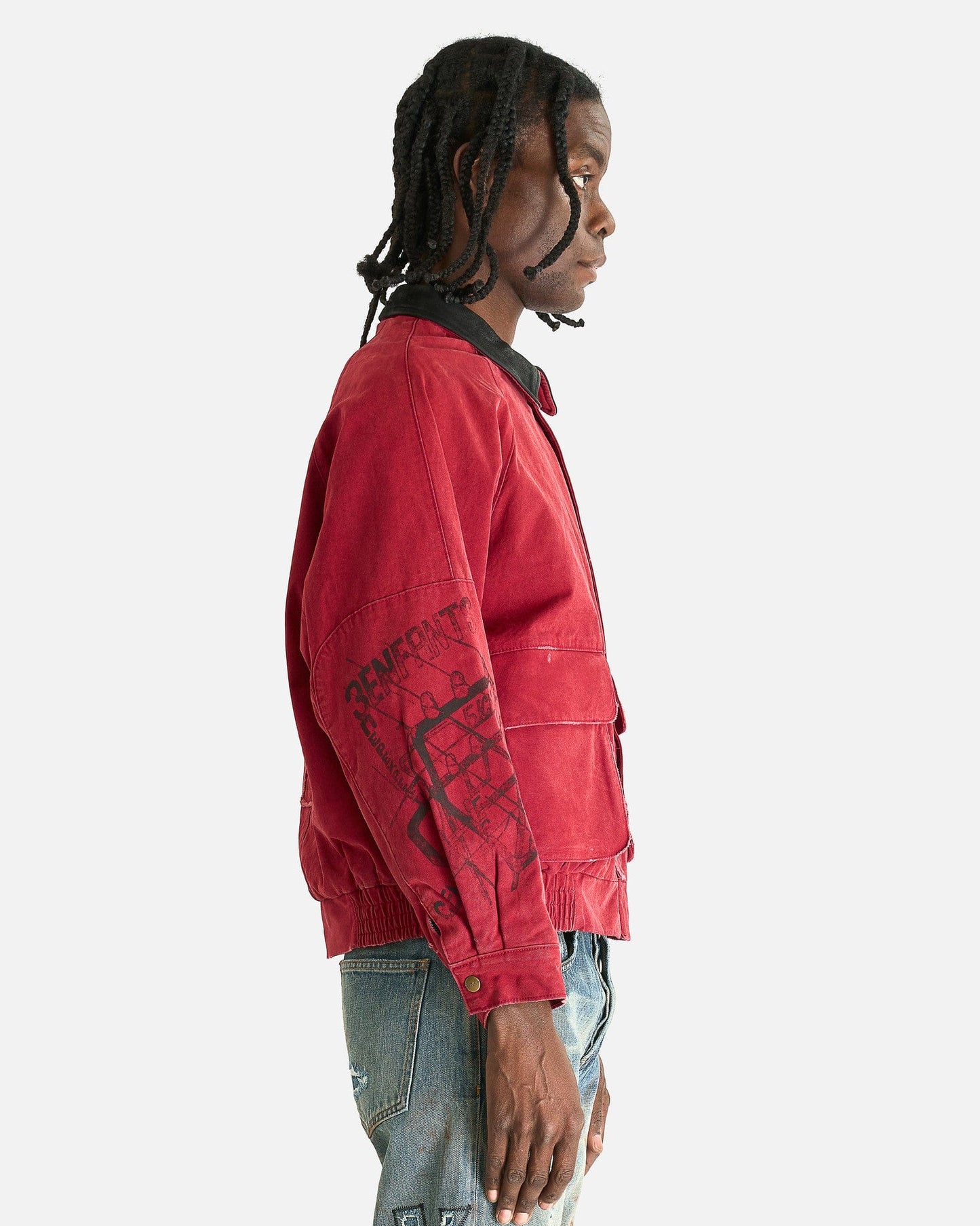 Enfants Riches Deprimes Men's Jackets Constructivist Hunting Jacket in Faded Red