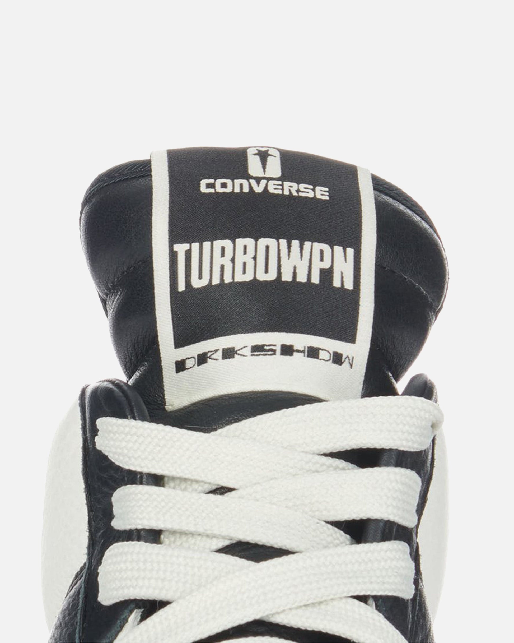 Rick Owens DRKSHDW Men's Sneakers Converse TURBOWPN in Black/Natural