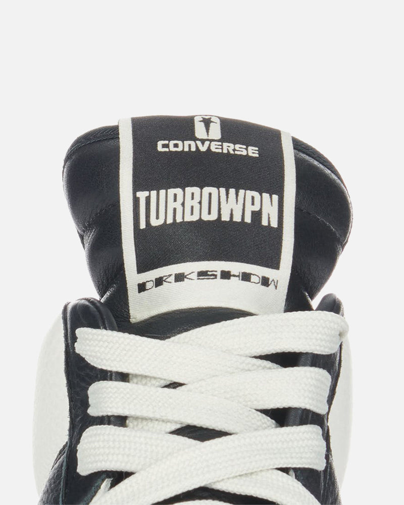 Rick Owens DRKSHDW Men's Sneakers Converse TURBOWPN in Black/Natural