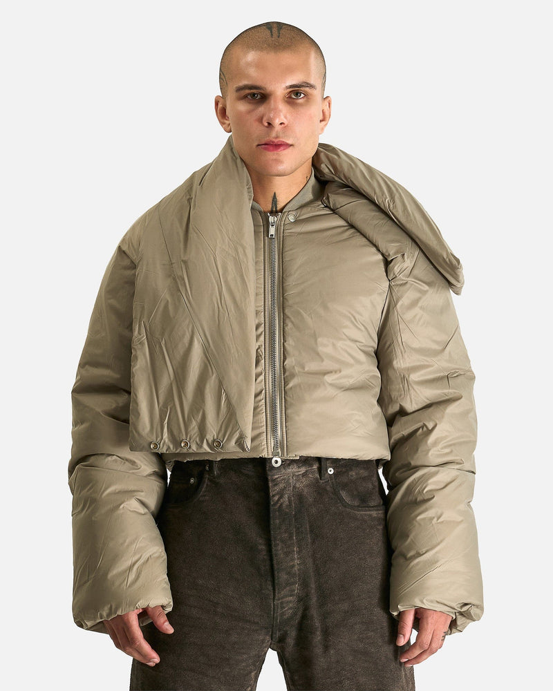 Rick Owens DRKSHDW Men's Jackets Convertible Jacket in Dirty Pearl