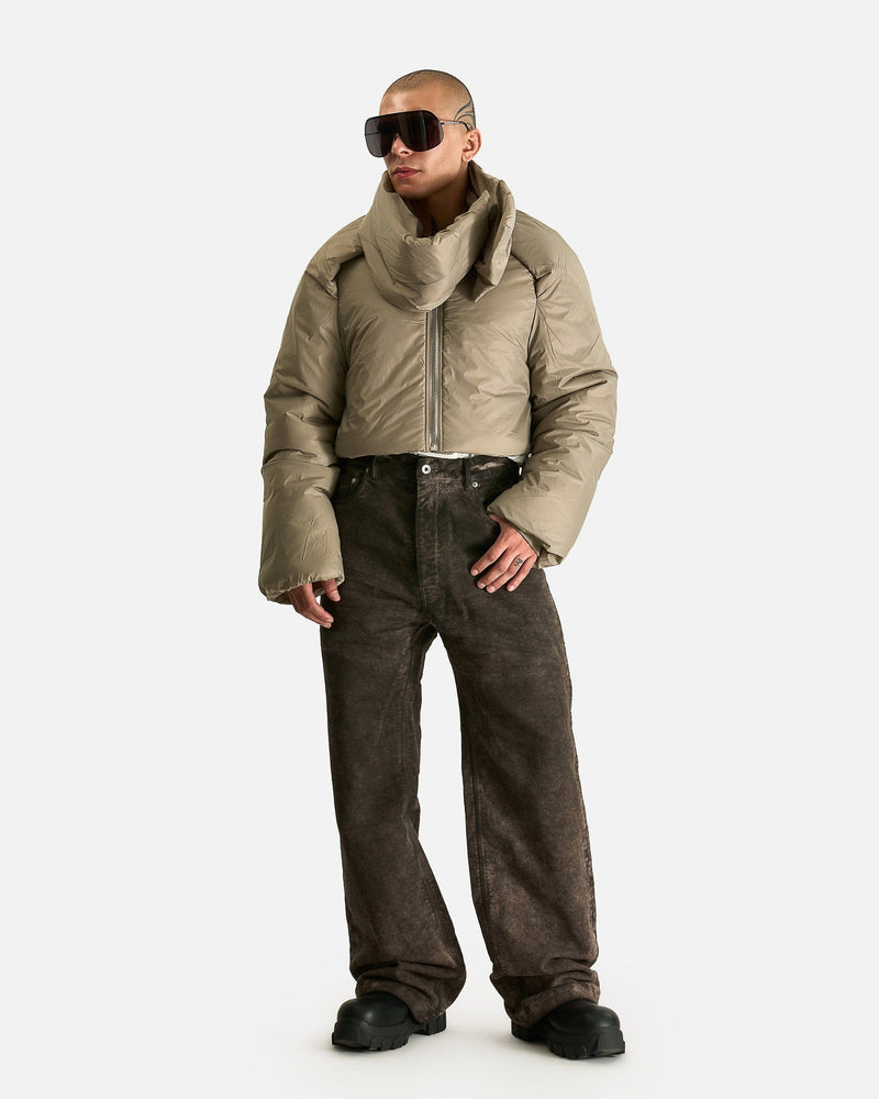 Rick Owens DRKSHDW Men's Jackets Convertible Jacket in Dirty Pearl