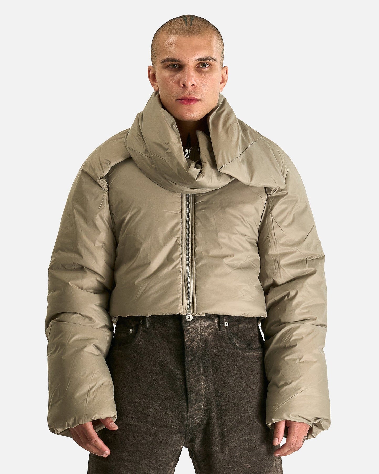 Rick Owens DRKSHDW Men's Jackets Convertible Jacket in Dirty Pearl