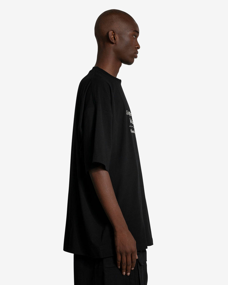 Corporate Brand T-Shirt in Black SVRN Corporate Brand T-Shirt in Black SVRN