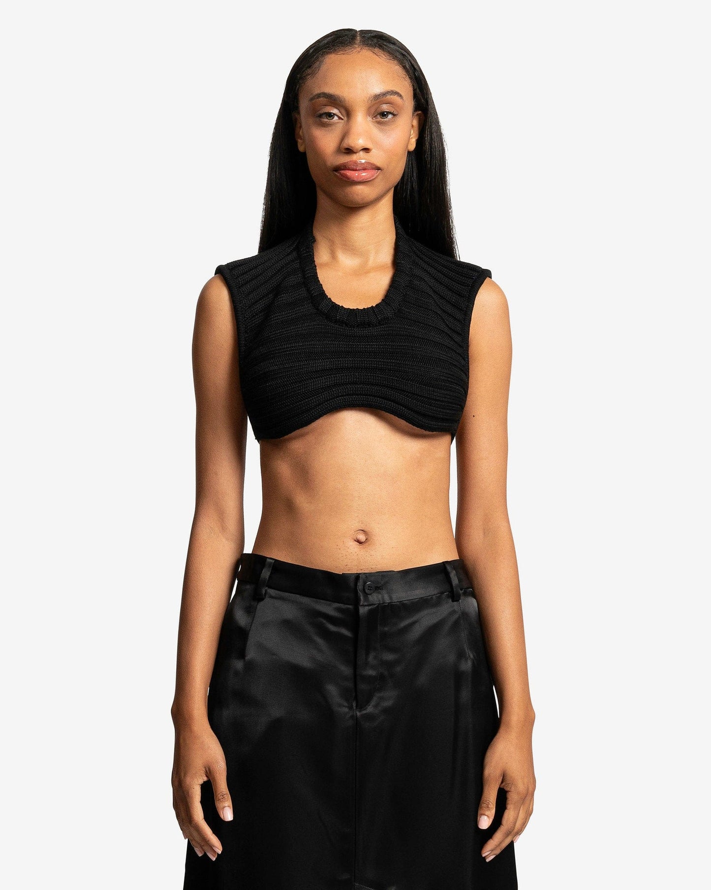 Niccolò Pasqualetti Women Tops O/S Corta Shrug in Black