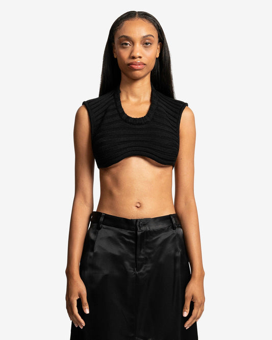 Niccolò Pasqualetti Women Tops O/S Corta Shrug in Black