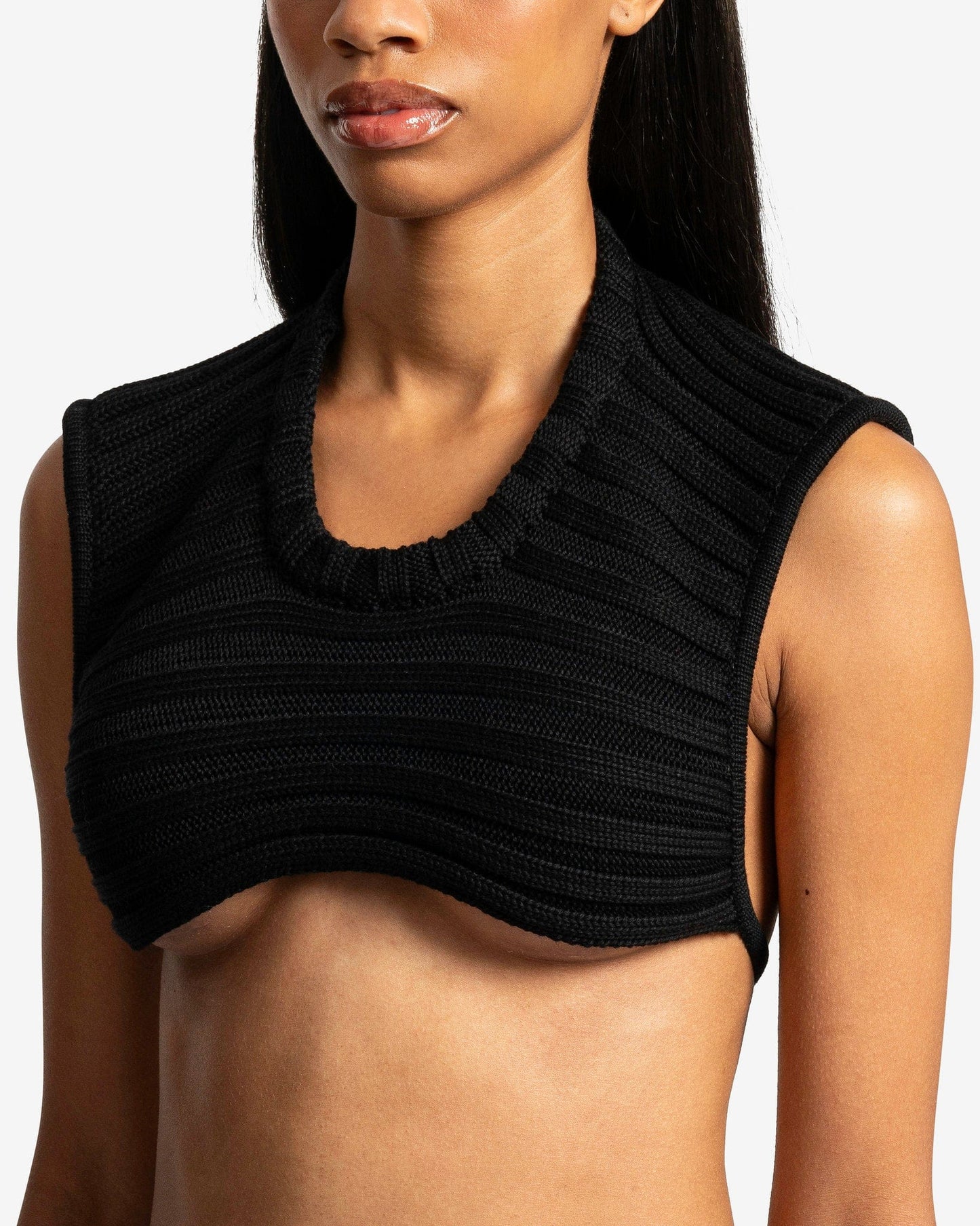 Niccolò Pasqualetti Women Tops O/S Corta Shrug in Black