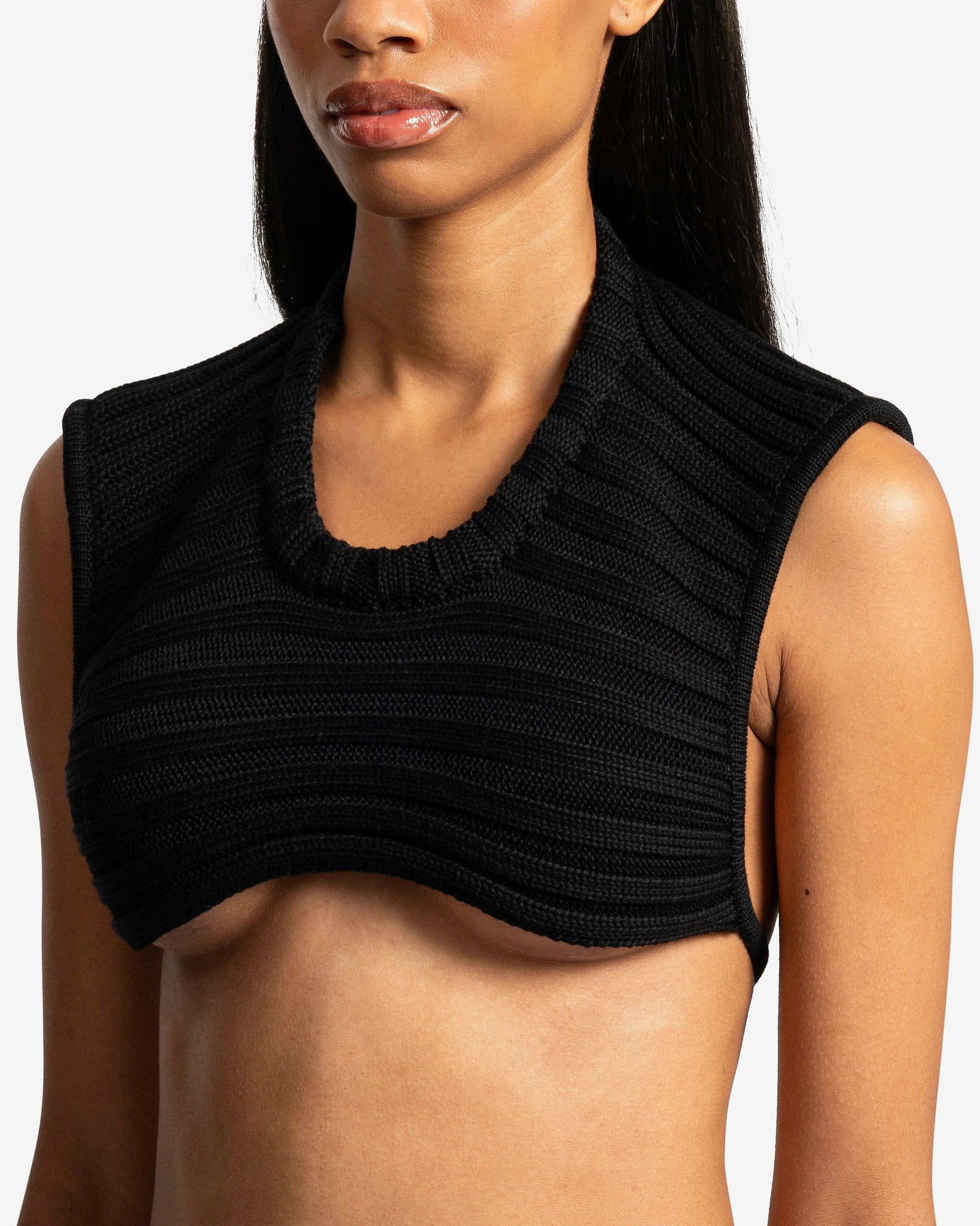 Niccolò Pasqualetti Women Tops O/S Corta Shrug in Black